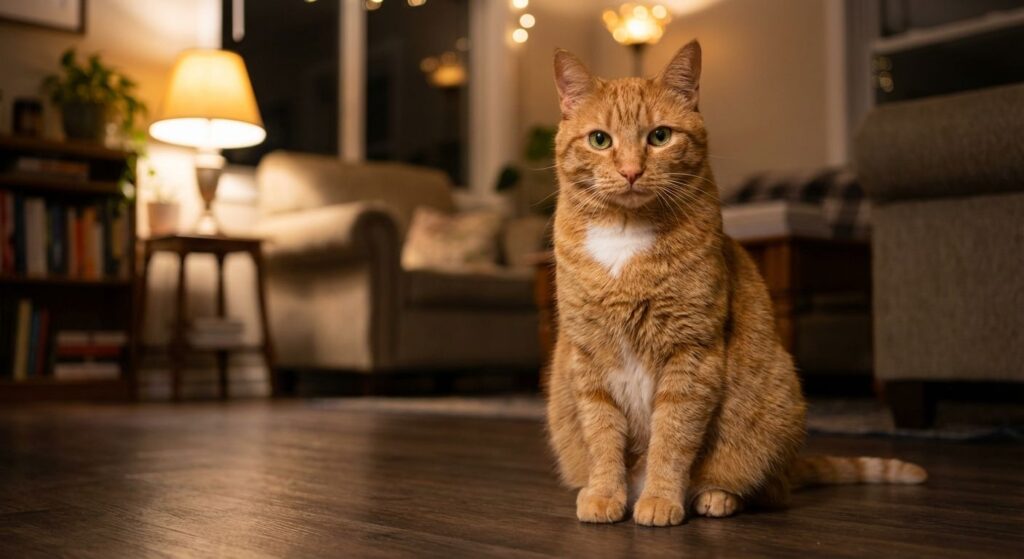 How to tire out an indoor cat before bed