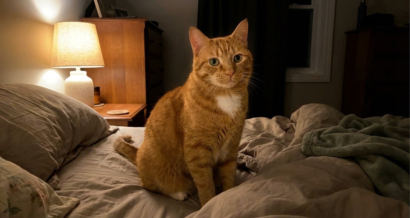 How to tire out an indoor cat before bed