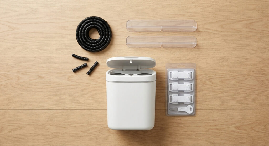 Essential safety supplies needed for a complete kitten proof apartment checklist