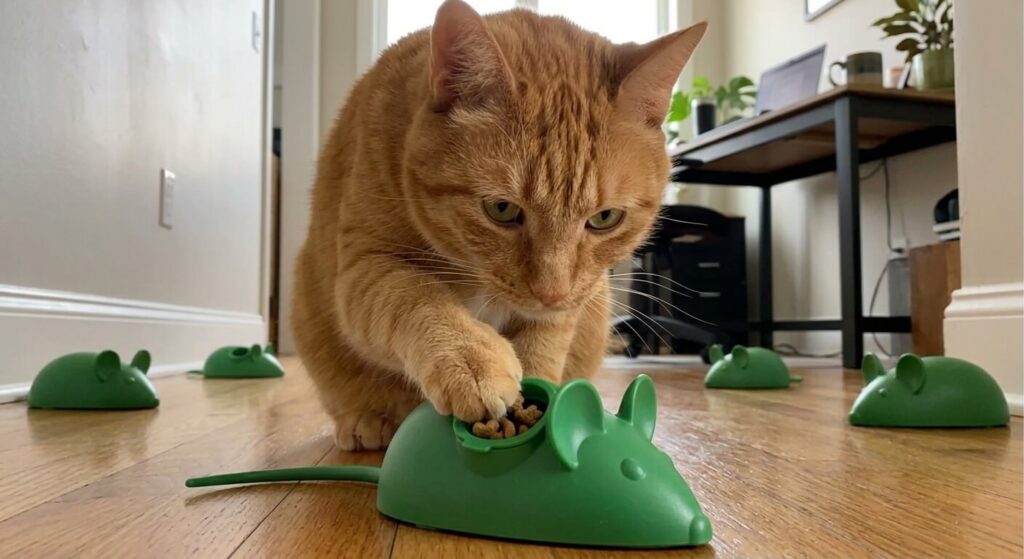 Durable and reactive best interactive cat toys for solo play for large cats