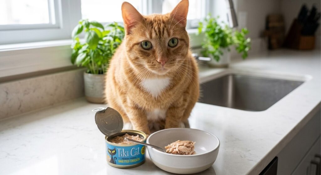 High protein and low carb nutrients in the best wet cat food for weight loss