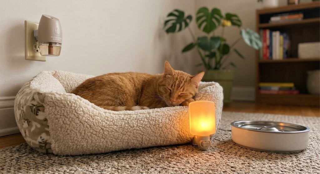 Clinical DISHA acronym chart for identifying senior cat dementia signs in older pets