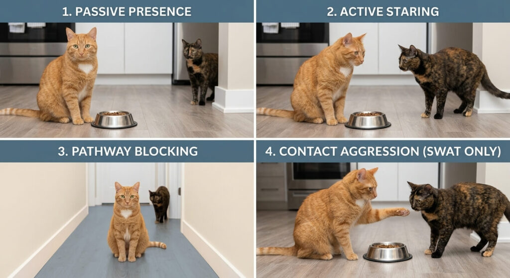 Infographic explaining how to stop cat resource guarding using the N+1 rule