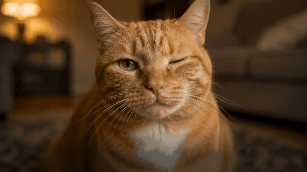 A soft love stare as a key indicator of why does my cat stare at me