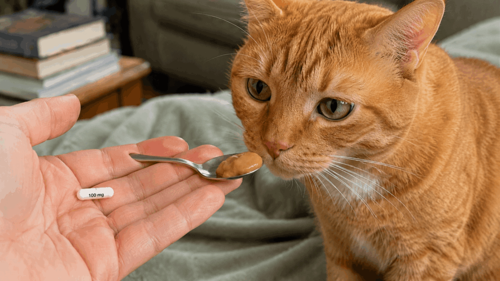 Using Gabapentin as a tool for traveling with a cat in a car.